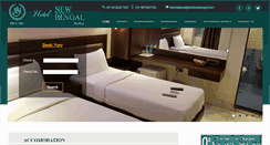 Desktop Screenshot of hotelnewbengal.com