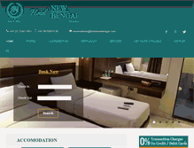 Tablet Screenshot of hotelnewbengal.com